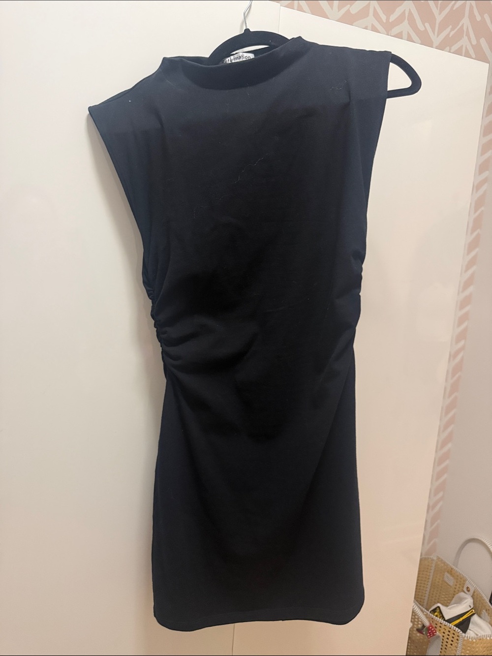 Reformation Black Sleeveless Dress size M